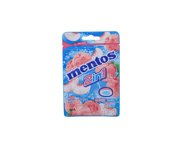 Mentos Soda Pêche 45g