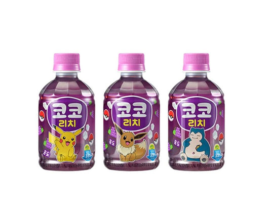 Pokémon Boisson Nata de Coco Raisin 280ml