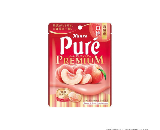 Bonbons Mous Acidulés Japonais Puré Pêche 54g